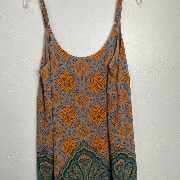 Cabi Arabesque Boho Print Gray Orange  #3082 Sz S - Picture 5 of 8